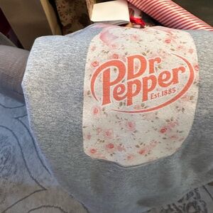 Dr Pepper Graphic Sweatshirt ~ Misty Rose
